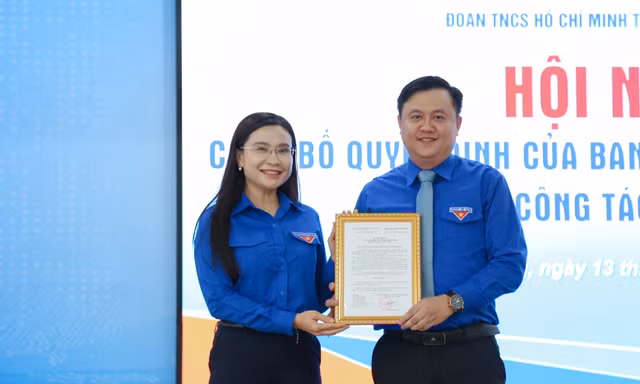 Ban Bí thư T.Ư Đoàn công bố quyết định về công tác cán bộ tại Đà Nẵng