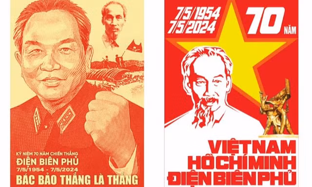 Trao hàng chục giải thưởng cho tranh cổ động 70 năm chiến thắng Điện Biên Phủ