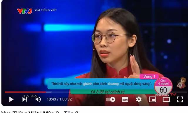 'Vua tiếng Việt' vừa trở lại đã bị nhặt sạn
