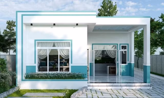 Một số mẫu nhà mái bằng hiện đại, nhỏ xinh không thể không ngắm