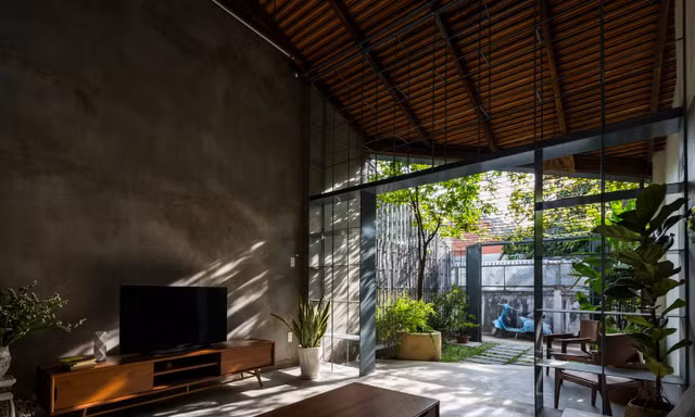 Độc đáo với nhà cấp 4 không cửa, dùng vườn để 'bẫy' gió ở TP. Hồ Chí Minh