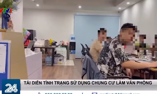 Tái diễn tình trạng biến chung cư thành văn phòng