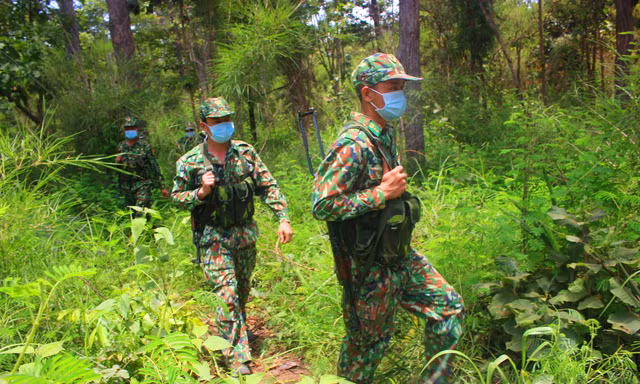 Tuần tra trong rừng
