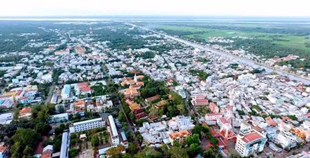Thành phố Trà Vinh được mở rộng lên gần gấp 3