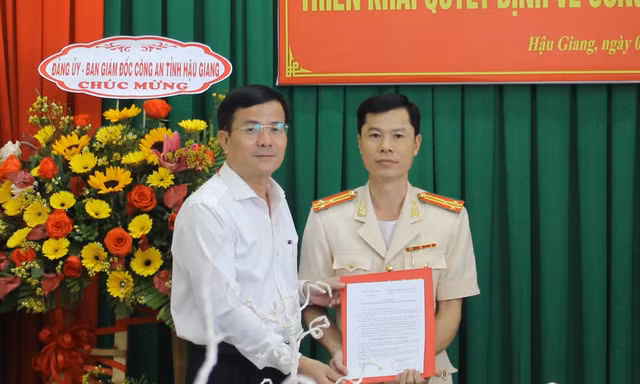 Phó Giám đốc Công an tỉnh Hậu Giang làm Phó Ban Nội chính Tỉnh ủy