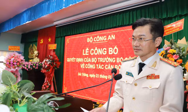 Đại tá Trần Văn Dương làm Giám đốc Công an tỉnh Sóc Trăng