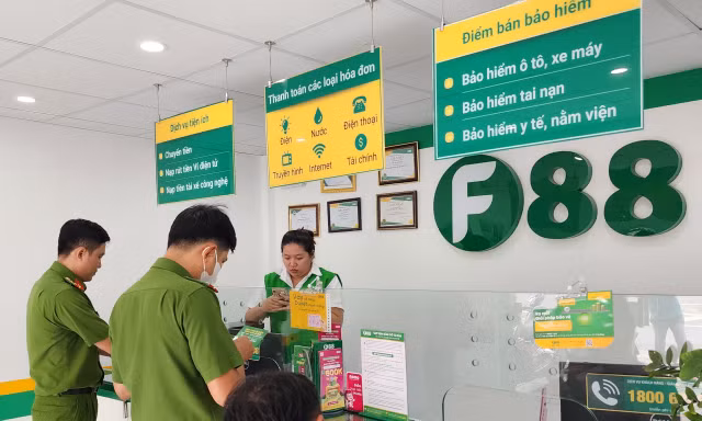 Công an Cần Thơ đồng loạt kiểm tra 13 chi nhánh F88