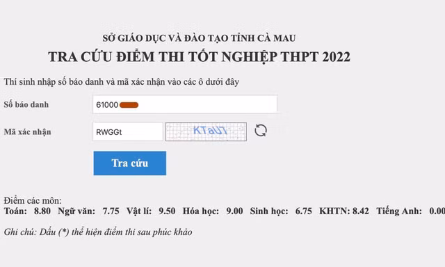 Sở GD&ĐT Cà Mau nói gì vụ học sinh giỏi nhận điểm 0 môn tiếng Anh?