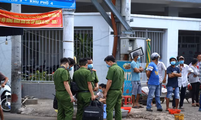Hiện trường nơi xảy ra vụ việc.