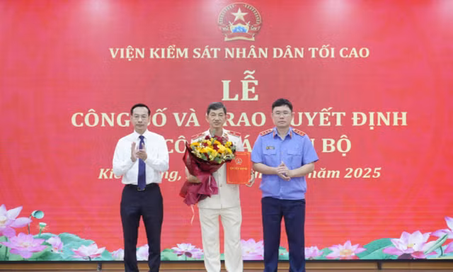 Công bố nhân sự Viện Kiểm sát nhân dân tỉnh An Giang sau hợp nhất