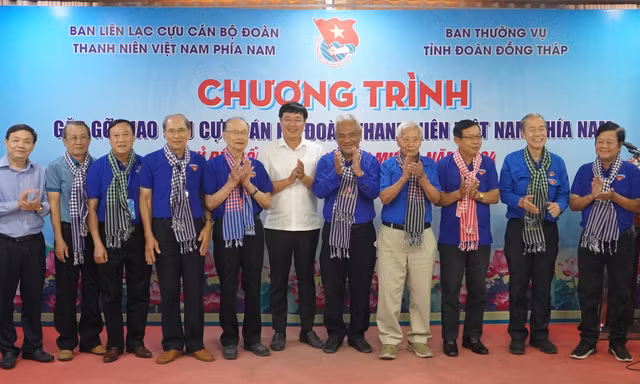 Đồng Tháp họp mặt cựu cán bộ Đoàn phía Nam dịp kỷ niệm 93 năm thành lập Đoàn