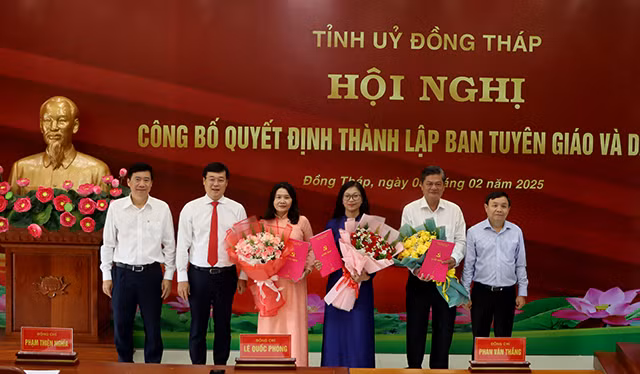 Đồng Tháp, Cà Mau thành lập Ban Tuyên giáo và Dân vận Tỉnh ủy
