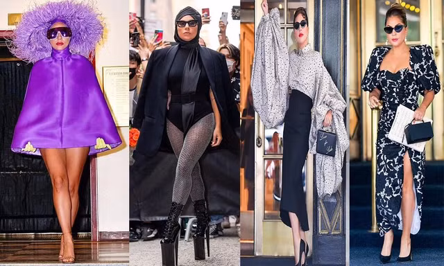 Lady Gaga biến đường phố New York thành sàn catwalk hơn 1 tháng qua