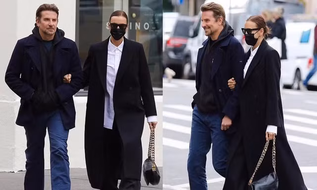 Bradley Cooper và Irina Shayk tình tứ khoác tay dạo phố, nghi vấn tái hợp