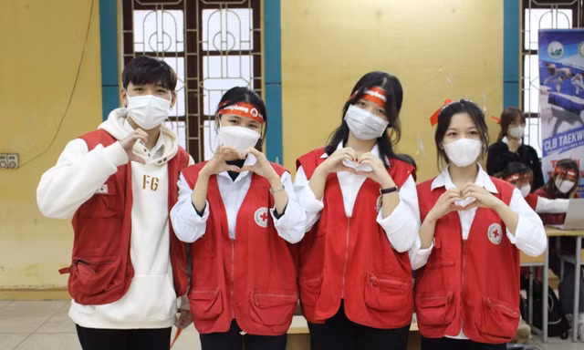 Ngày hội hiến máu 'Chủ nhật Đỏ' tại trường Đại học Nông Lâm – Đại học Thái Nguyên