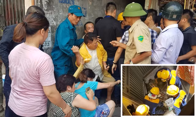 Cả trăm người ‘giải cứu’ khu dân cư ngập nước thải