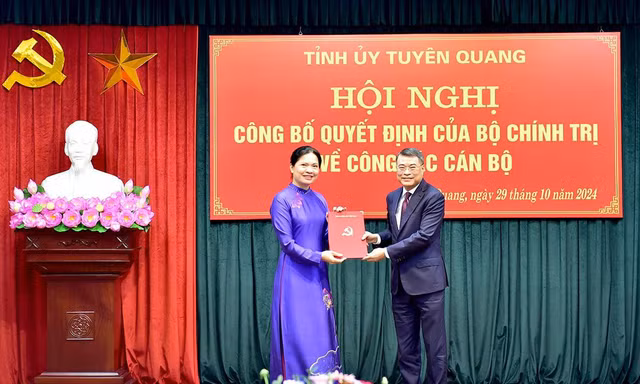 Tuyên Quang có nữ Bí thư Tỉnh ủy