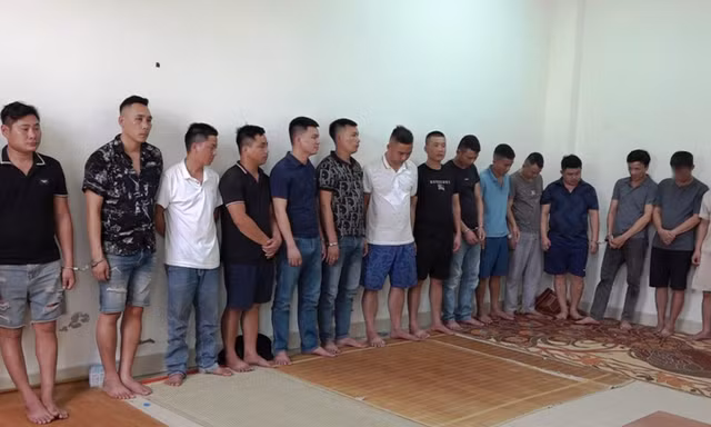 Nghệ An triệt xóa sới bạc trong rừng do nhiều đối tượng cộm cán cầm đầu