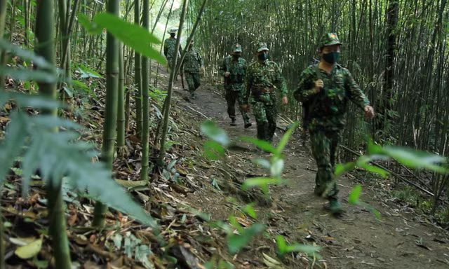 Tết đặc biệt của những người lính mang quân hàm xanh