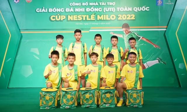 46 đội tham gia Giải Bóng đá Nhi đồng toàn quốc 2022 - Cúp Nestlé MILO