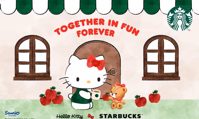 Starbucks ra mắt bộ sưu tập gắn liền với nhân vật Hello Kitty