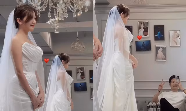 Đình Tú - Ngọc Huyền tất bật chuẩn bị đám cưới, chọn váy nào cho hôn lễ sắp tới?