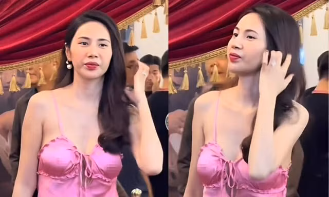 Ca sĩ Thủy Tiên lại thêm một lần gây sốc trên thảm đỏ, lấn át cả nhân vật chính