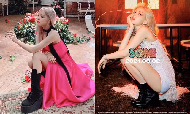Knet lại phát hiện điểm trùng hợp khó hiểu giữa Rosé và Jeon Somi: Lỗi do stylist hay gì?