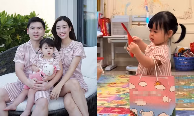 Hoa hậu Đỗ Mỹ Linh khoe clip con gái, khán giả chú ý đến chi tiết lạ trong nhà