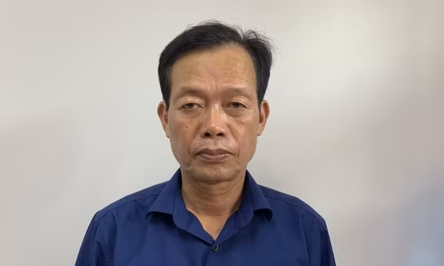 Bị can Chu Quang Thành.