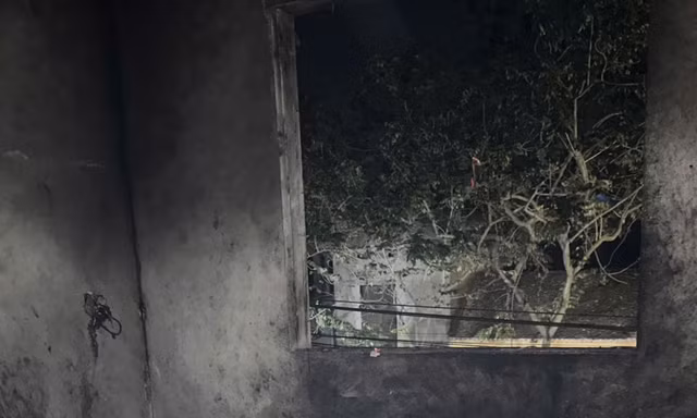 Hiện trường vụ nổ.