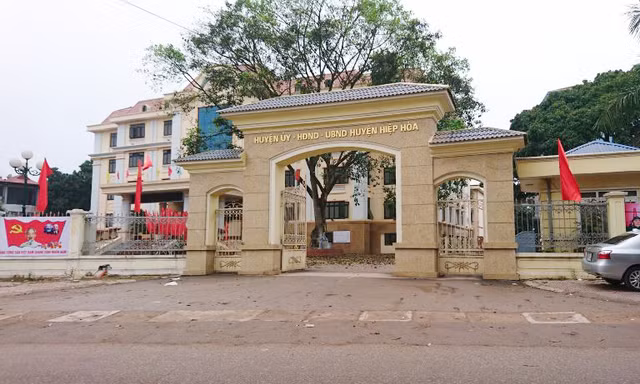 Trụ sở UBND huyện Hiệp Hòa (Bắc Giang).