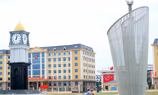 Trụ sở Thành ủy Bắc Giang dự kiến làm Tỉnh ủy Bắc Ninh mới. Ảnh: Nguyễn Thắng