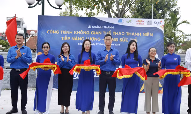 Bắc Giang khánh thành công trình không gian thể thao thanh niên. Ảnh: Nguyễn Thắng