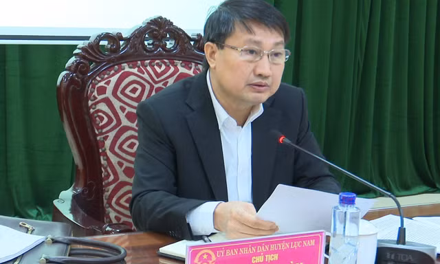 Thanh tra tỉnh Bắc Giang kiến nghị phê bình Chủ tịch UBND huyện Lục Nam.
