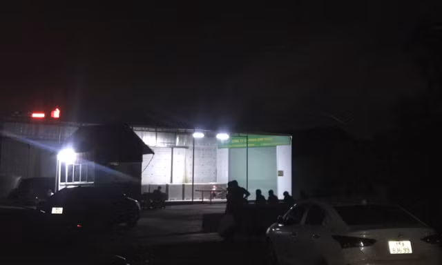 Hiện trường vụ việc.
