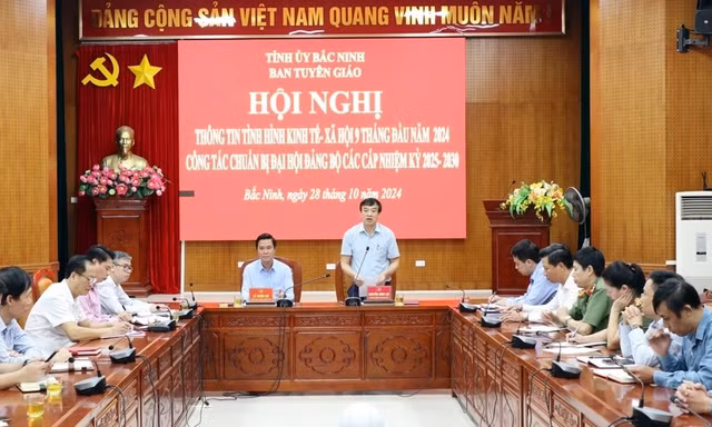 Bắc Ninh thông tin về Đại hội Đảng bộ các cấp.