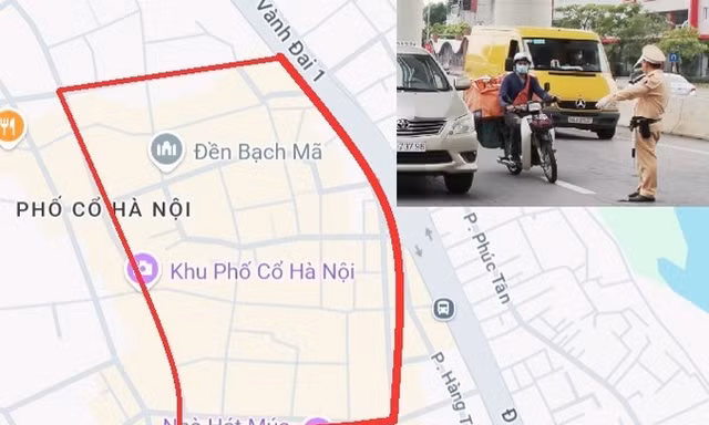 Cấm ô tô từ 16 chỗ vào phố cổ và hồ Hoàn Kiếm vào sáng, chiều