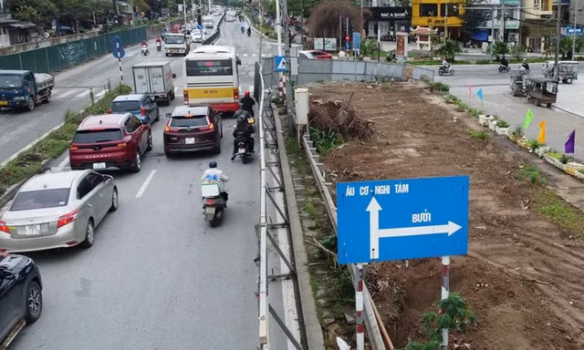 Tổ chức lại giao thông trên đường Âu Cơ, Xuân Diệu Hà Nội 
