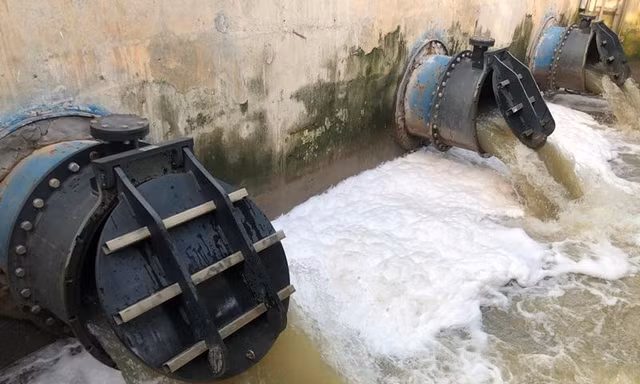 3 trạm bơm thoát nước phía Tây Hà Nội hoạt động thế nào?