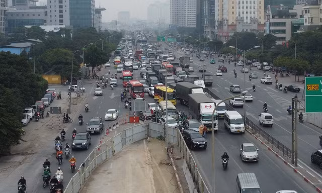 Tận thấy các công trình thi công gây ô nhiễm Hà Nội 
