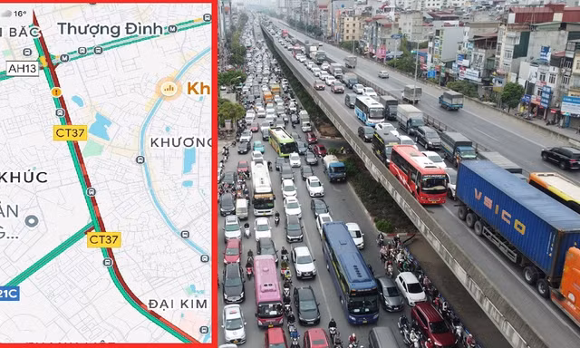 Đường trên cao Hà Nội quá tải gấp 8 lần, trở thành 'Vành đai đỏ' vì tắc triền miên
