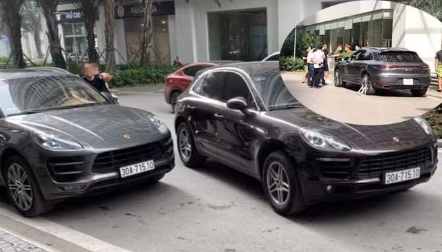 Hai chiếc Porscha trùng biển số "chạm mặt".
