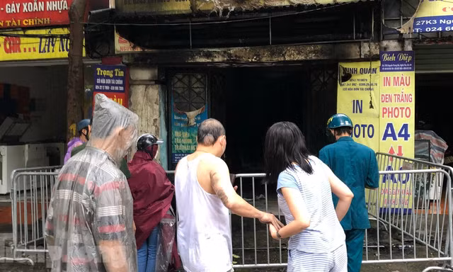 Hiện trường vụ cháy. Ảnh: S.T