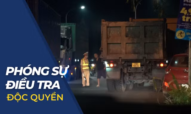 Ai làm ngơ cho các chuyến xe chở đất thải đi bán trái phép ở Hà Nội?