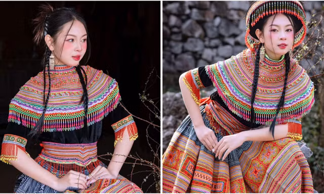 Bộ ảnh chào Xuân mang bản sắc dân tộc H'mông 