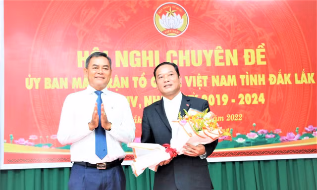 Phó Chủ tịch tỉnh Đắk Lắk làm Chủ tịch Ủy ban MTTQ Việt Nam tỉnh