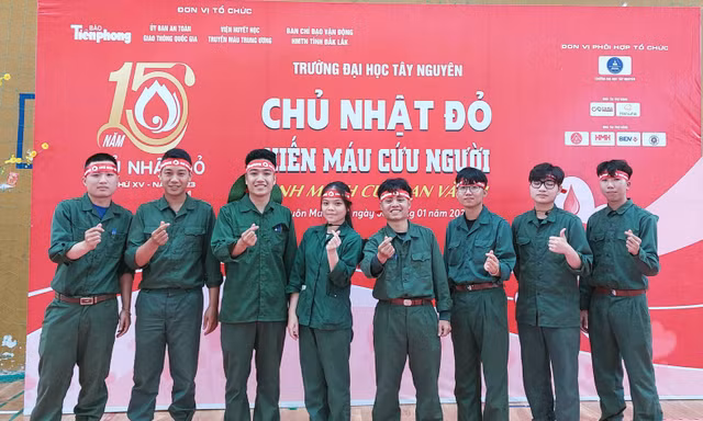 Chủ nhật Đỏ tại Tây Nguyên: Dời lịch về quê để đi hiến máu