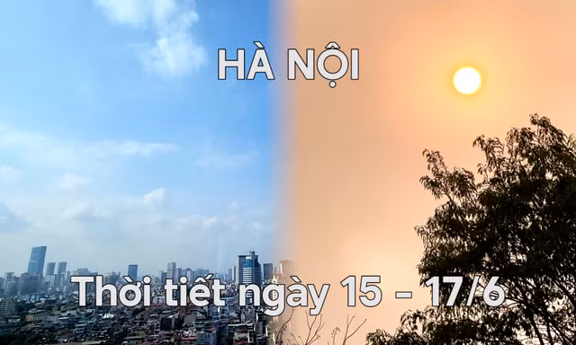 Giữa tháng 6 Hà Nội ngày nắng nóng, có nơi nắng gay gắt