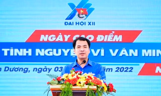 Ngày chiến sĩ tình nguyện vì văn minh đô thị tại Bình Dương